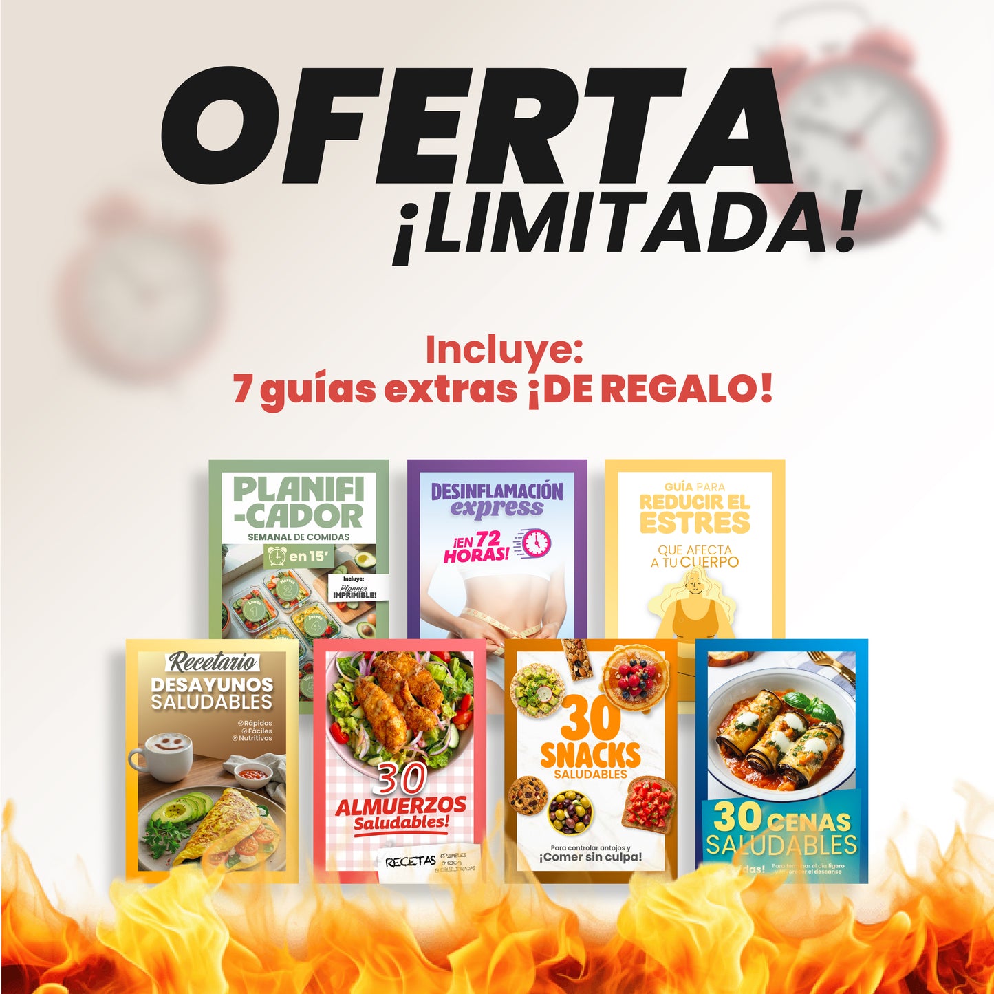 ⏰🔥 PROMO 8x1 | Pack Batidos Naturales + 7 Guías Extras 🎁 ¡De Regalo!